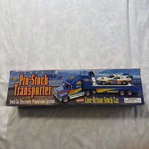 Sunoco 2000 Pro-Stock Transporter Toy with A Bonus Live-Action Stock Car. New